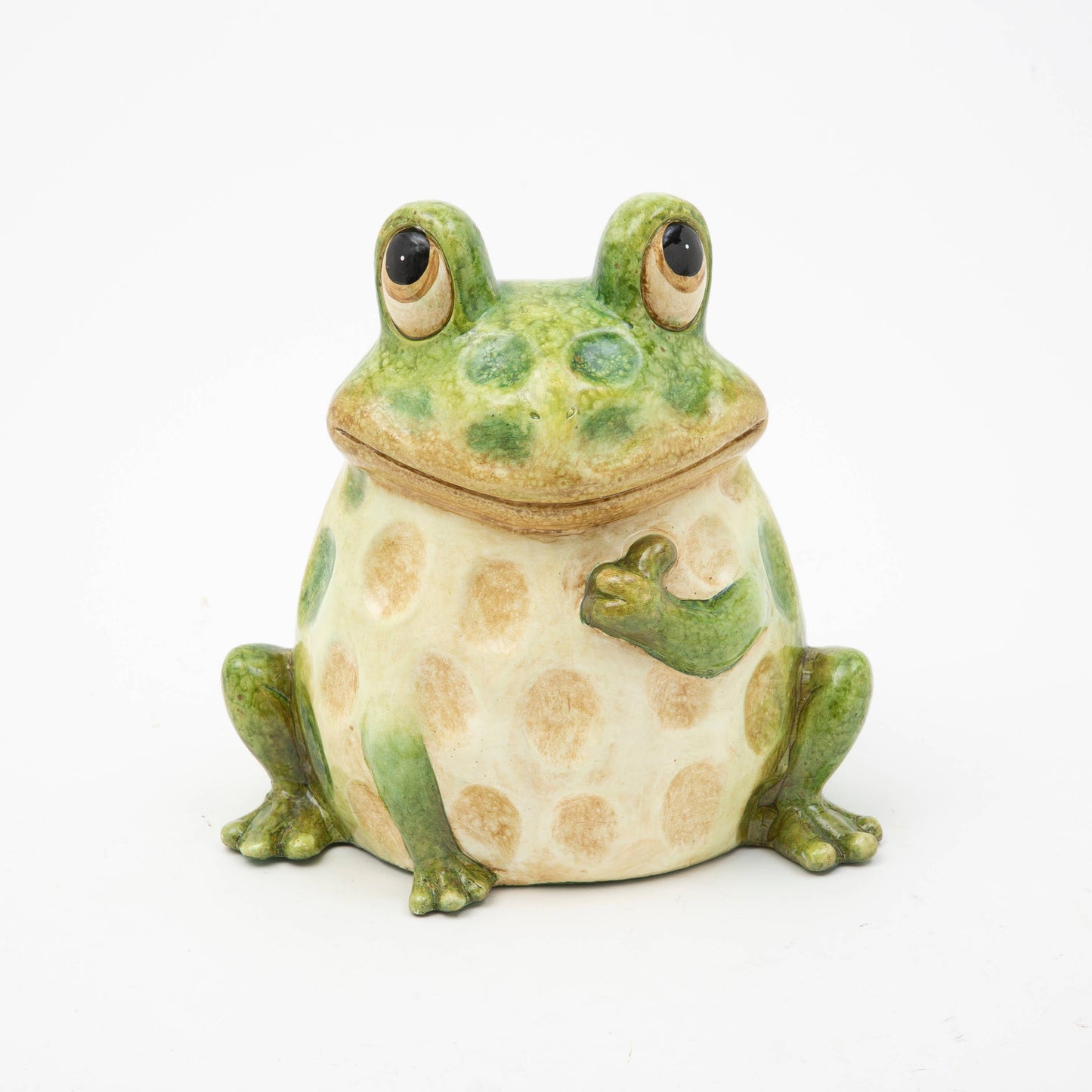 9.84"H Terracotta Frog