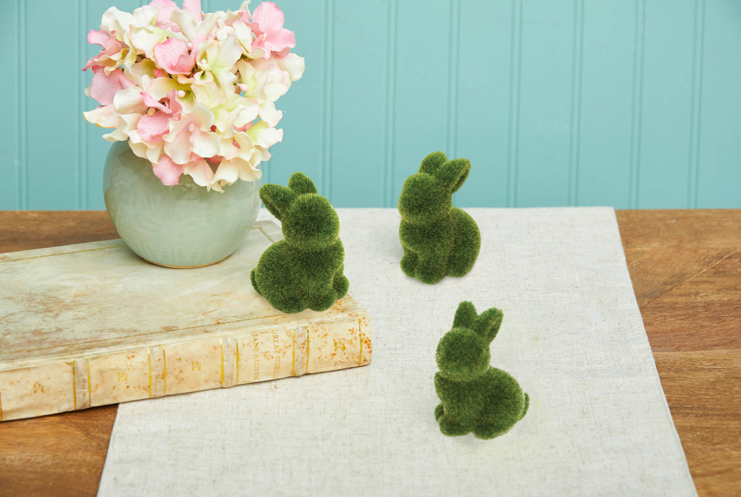 Easter Flocked Bunny