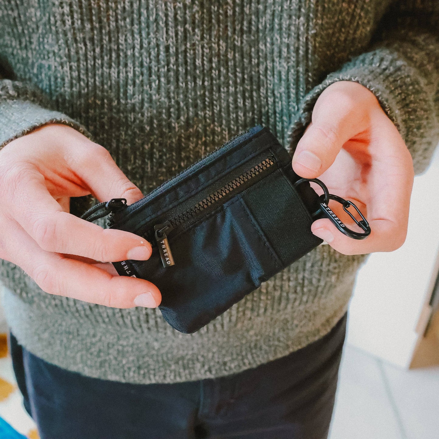 Black Pouch Wallet