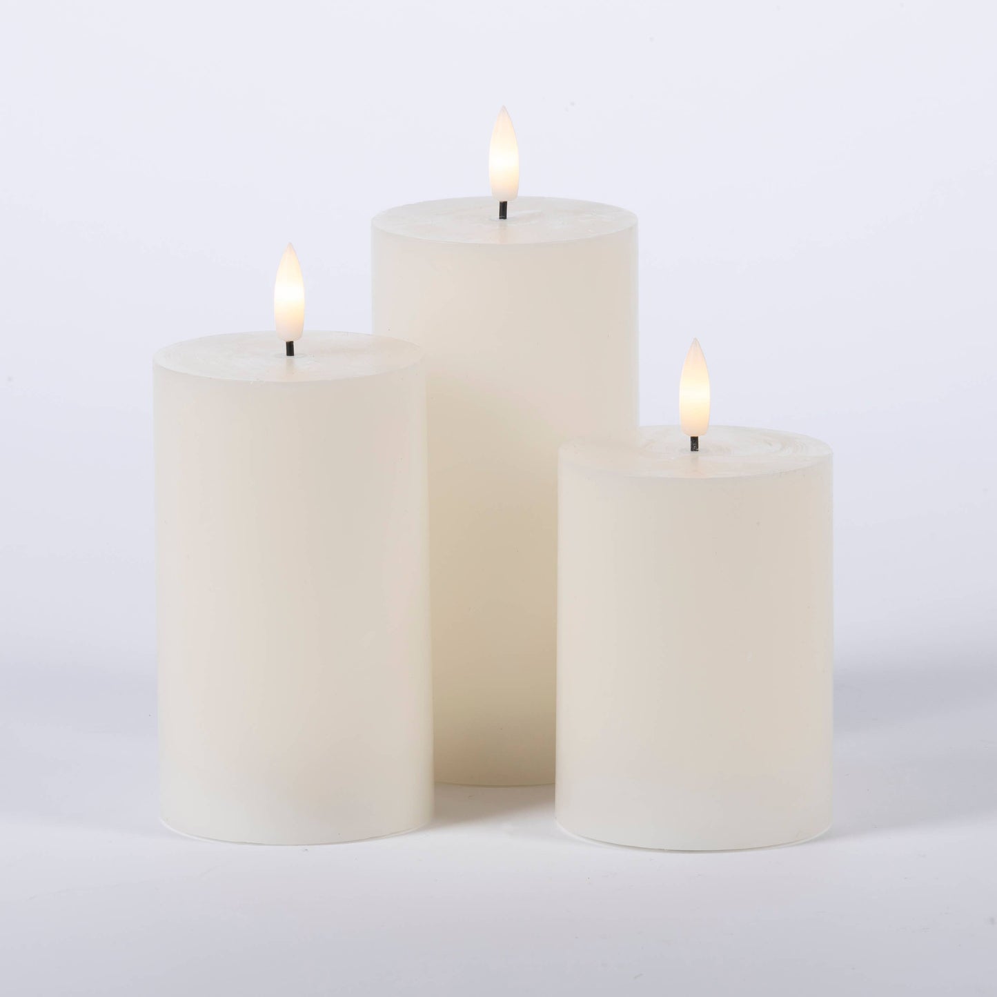 The Gerson Company S/3 B/O Straight Edge Ivory Wax