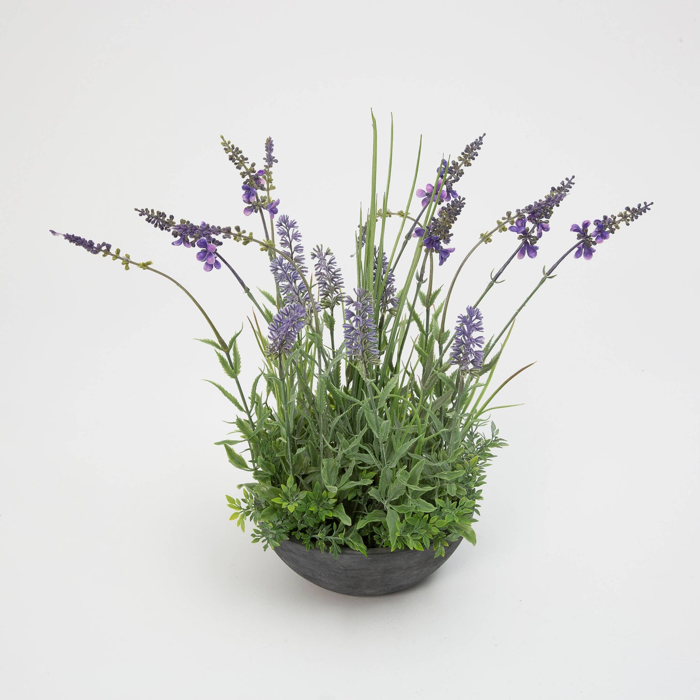 14.5"H Artificial Lavender Flower in Pot