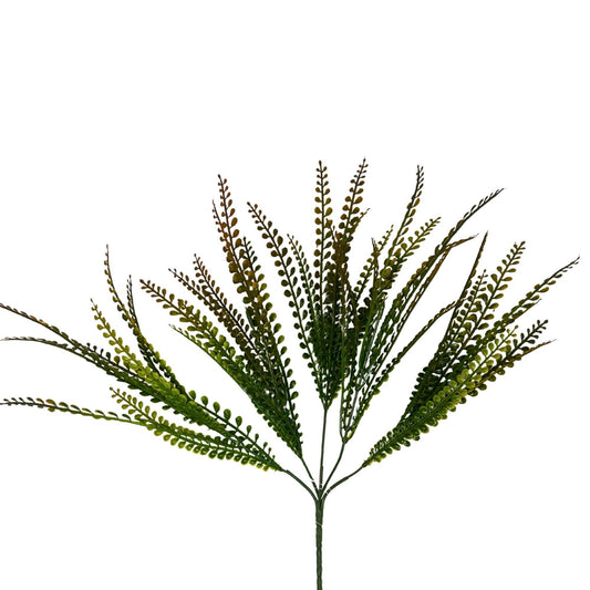 Button Leaf Grass x5 - Earth Green