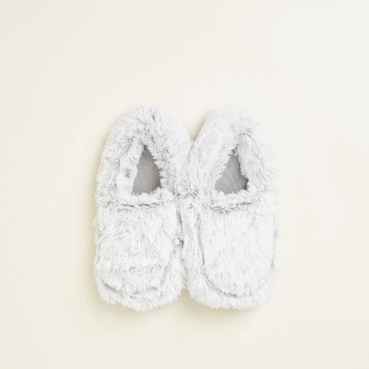 Marshmallow Gray Warmies Slippers
