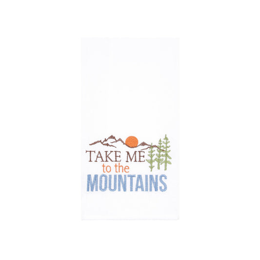 Cabin Take Me To The Mountains Kitchen Towel