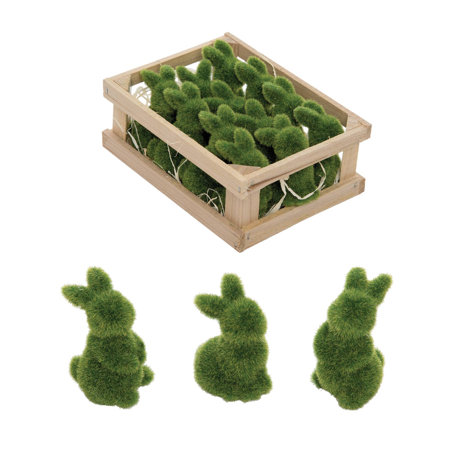 Easter Flocked Bunny