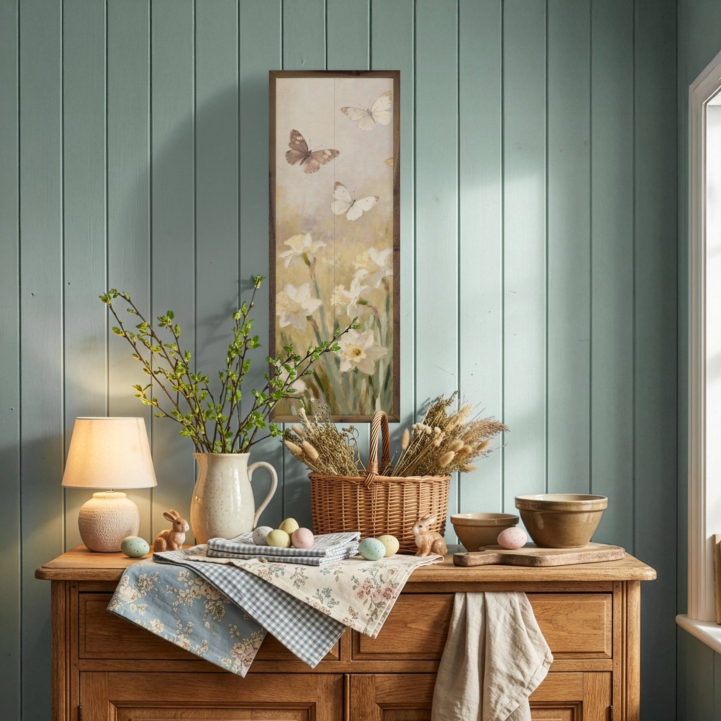 Butterflies Two White