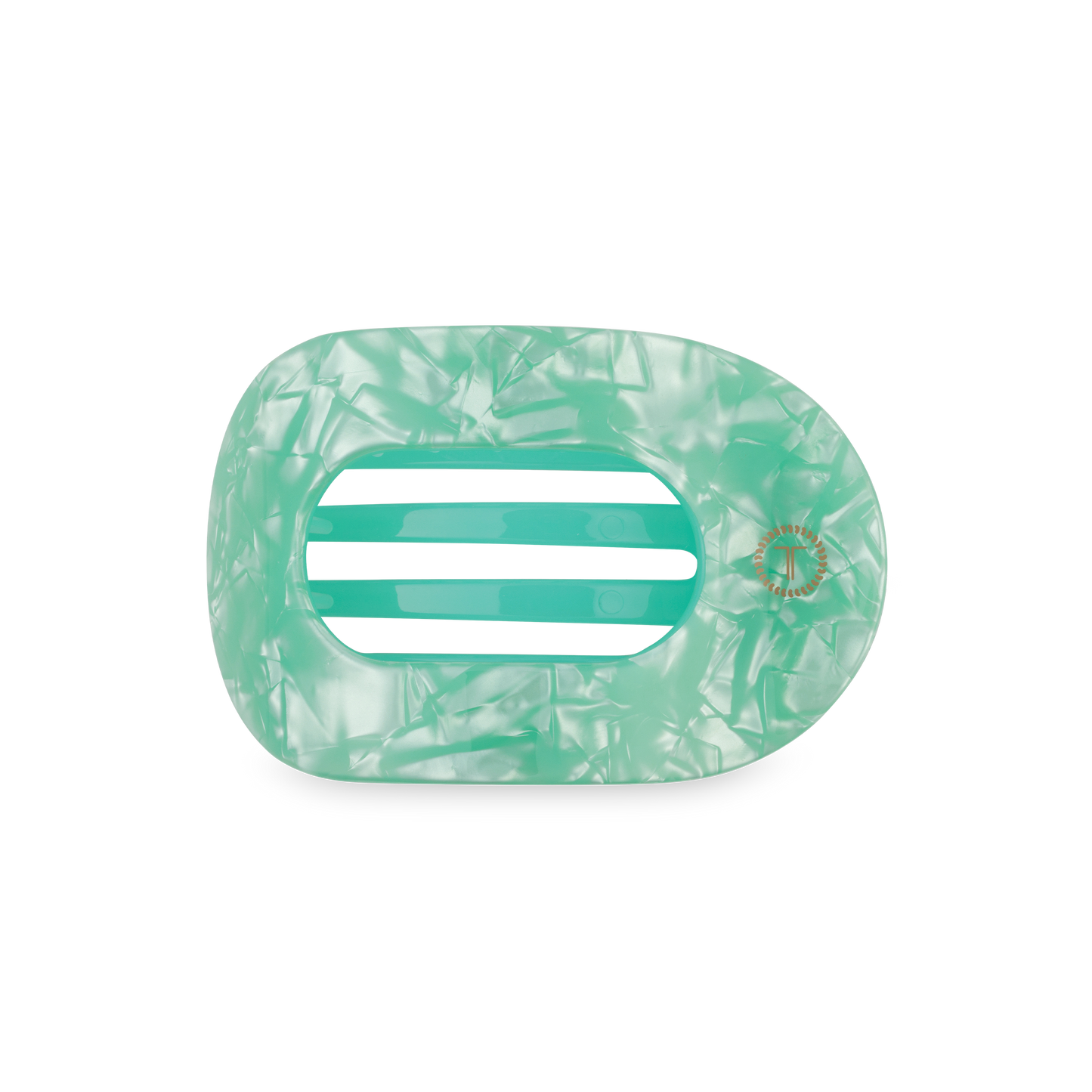 Flat Round Hair Clip | Medium | Spring Splash