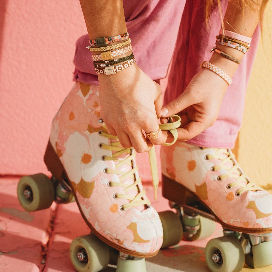 "Groove" - Retro Flower Hair + Wrist Band