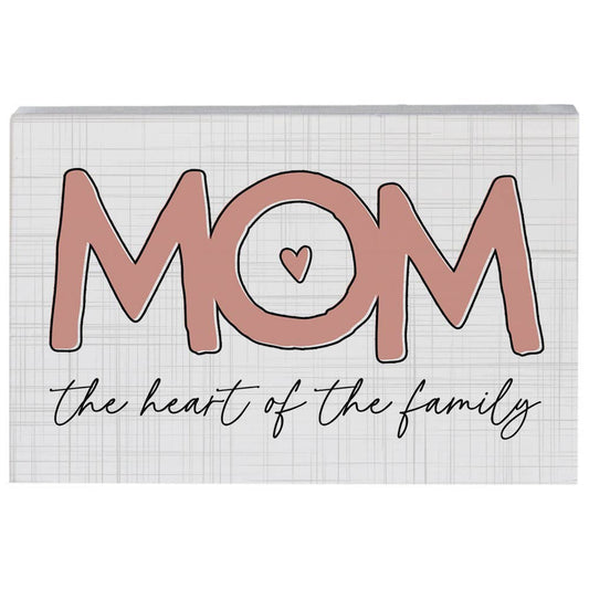 Mom Heart Of Family - Small Talk Rectangle