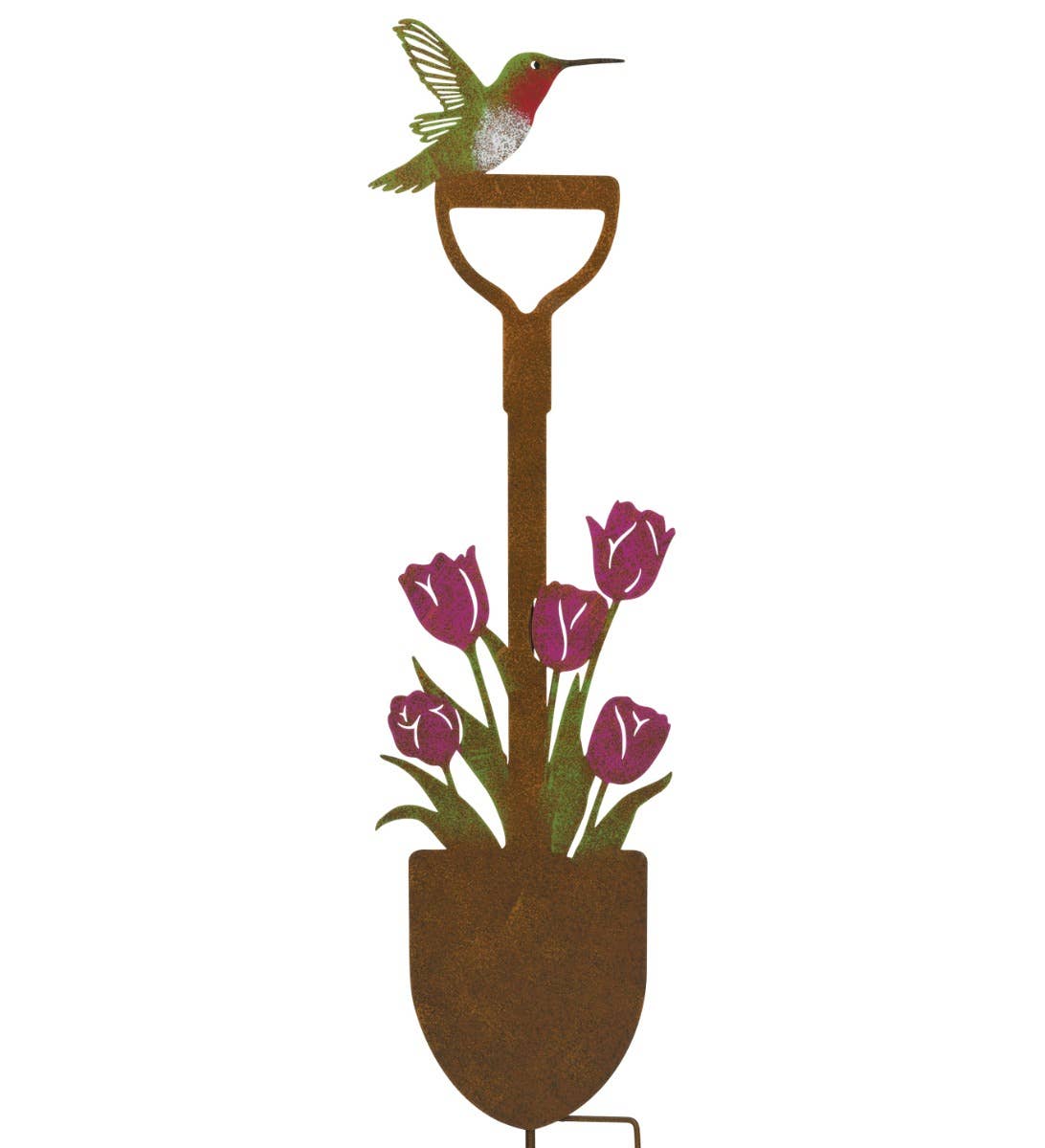 Rustic Shovel Stake - Tulip