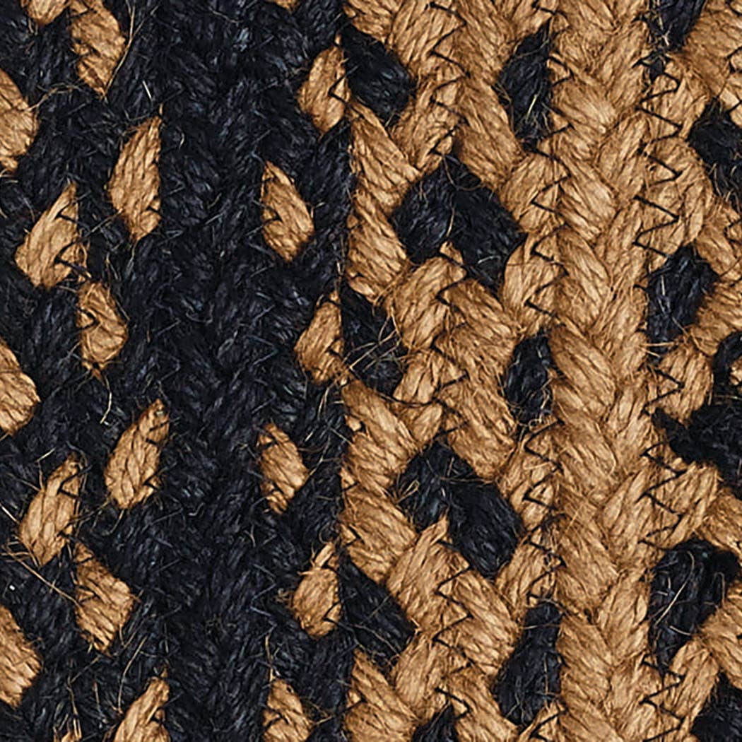 Ebony Jute Braided Area Rug BR-180
