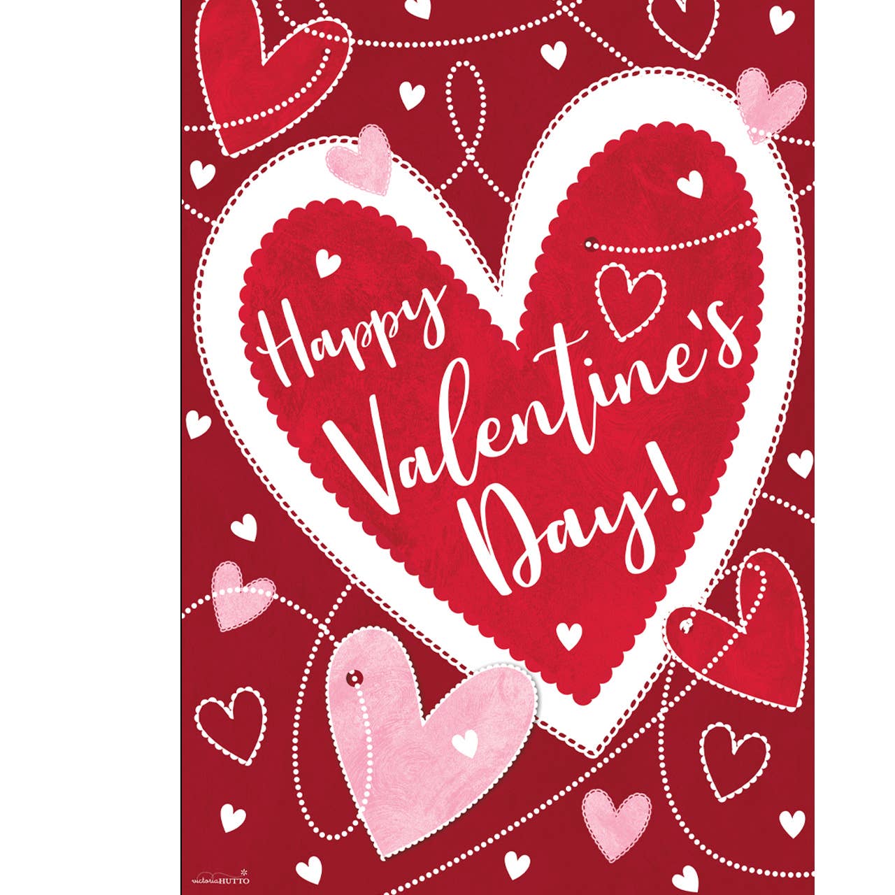 Heart Toss Garden Flag