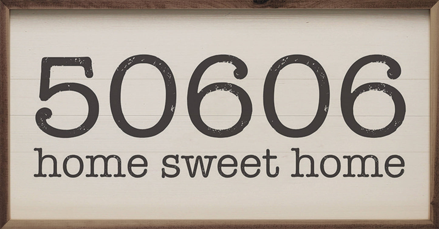 Home Sweet Home Personalized Zip