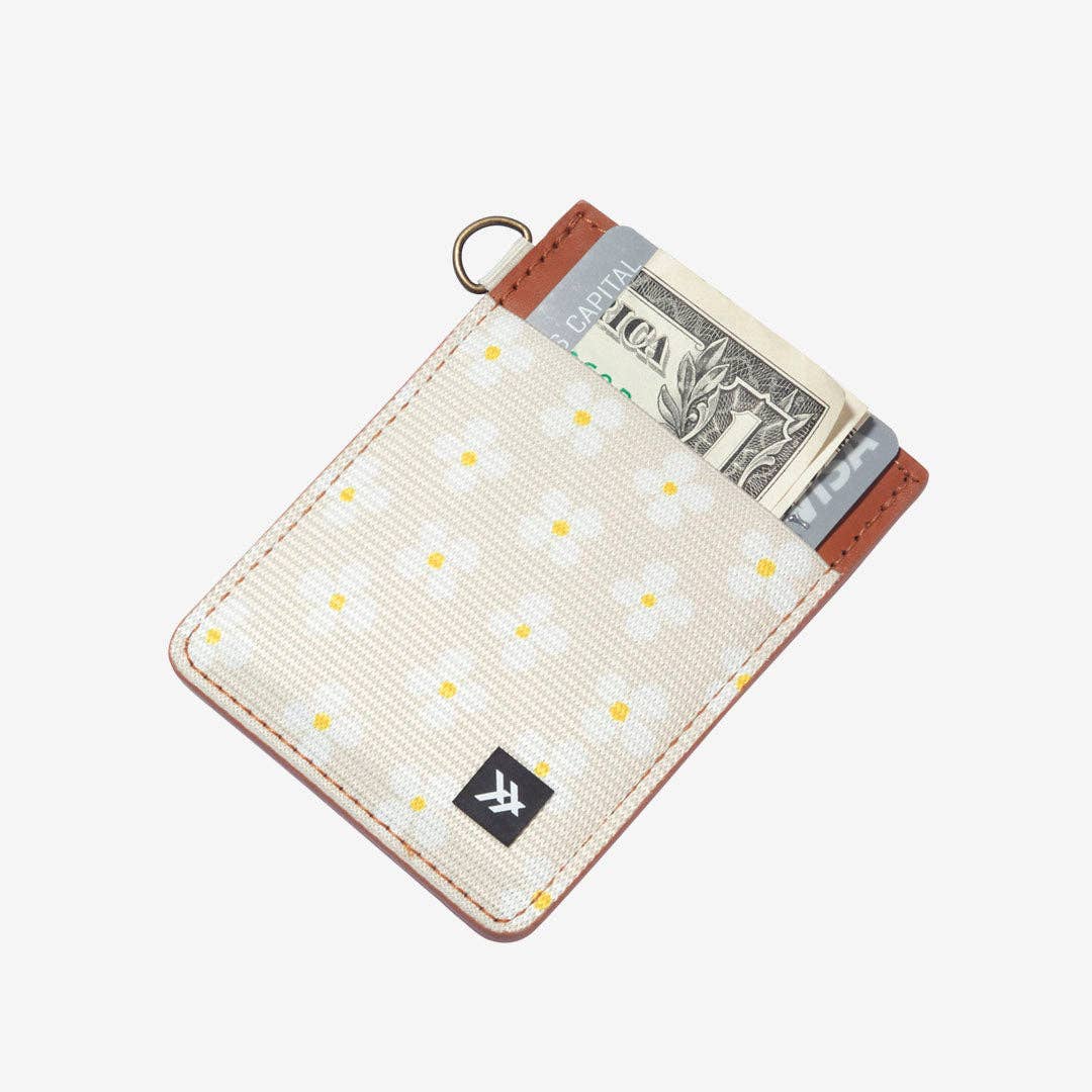 Luna Beige Vertical Wallet
