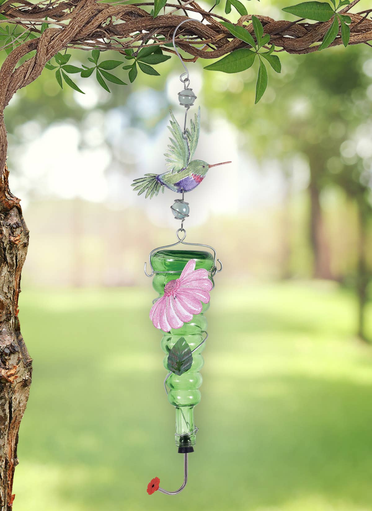 Painted Gardens Hummingbird Feeder