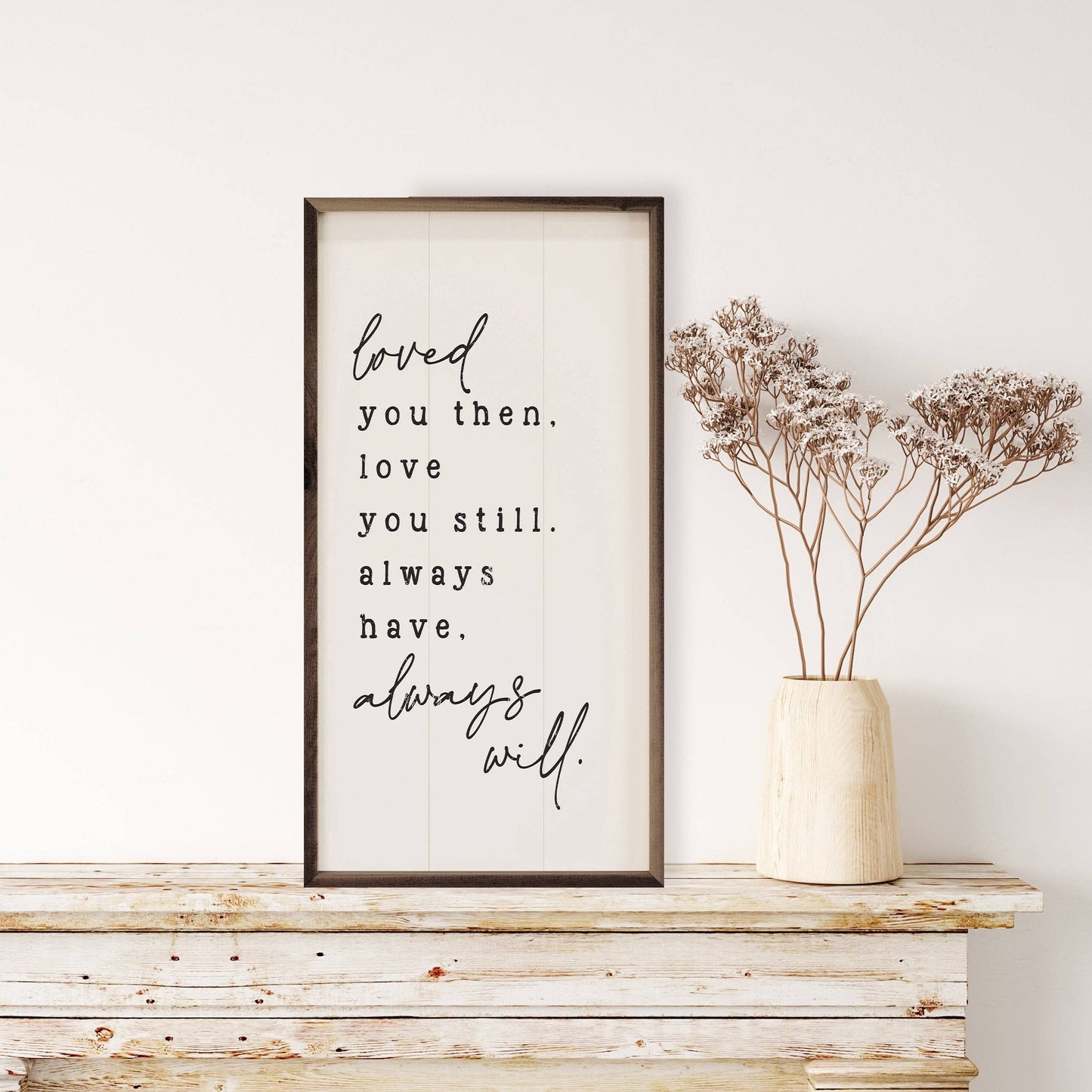 Loved You Then White