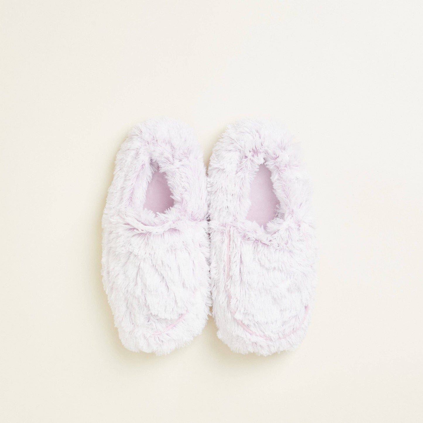 Marshmallow Lavender Warmies Slippers