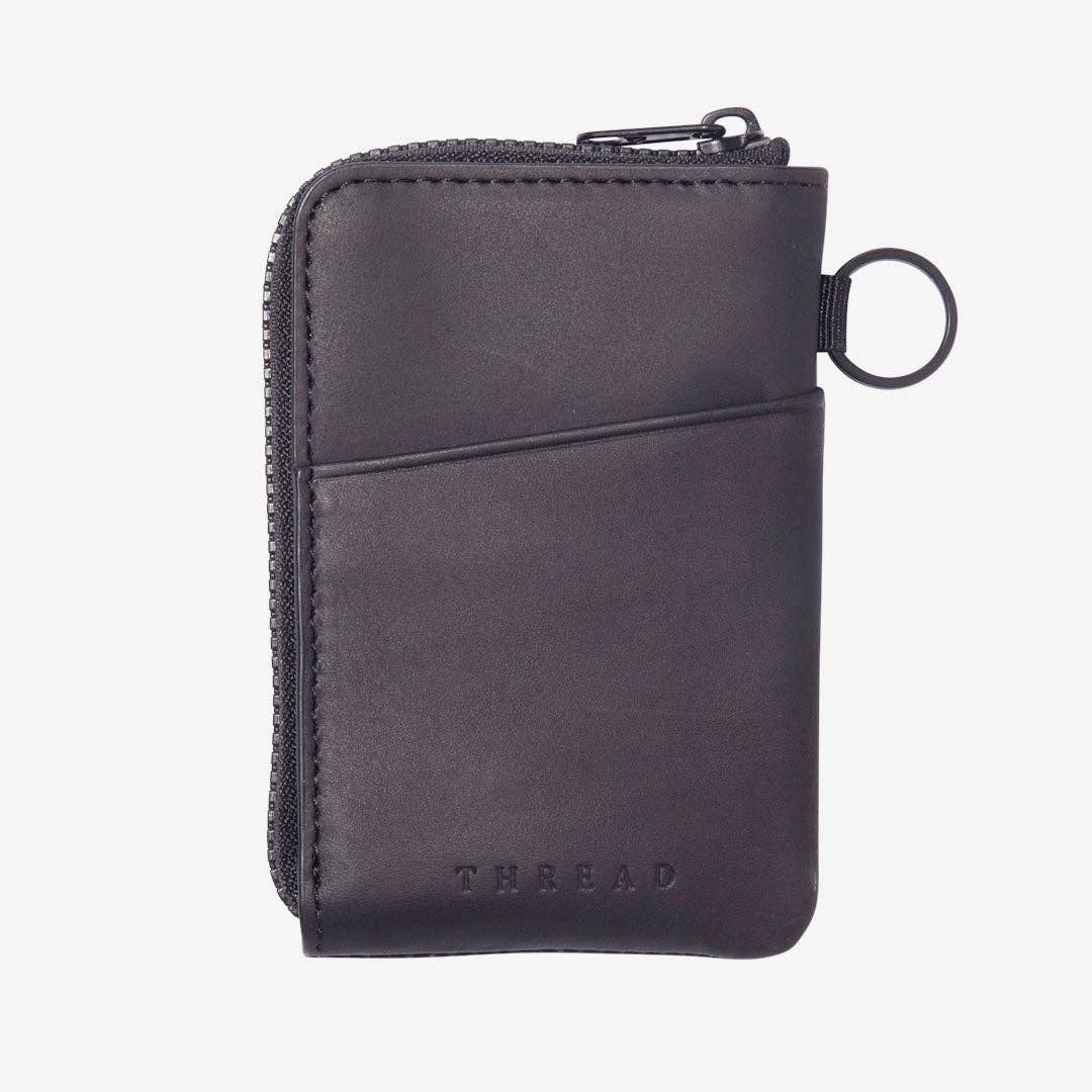 Black Zipper Wallet