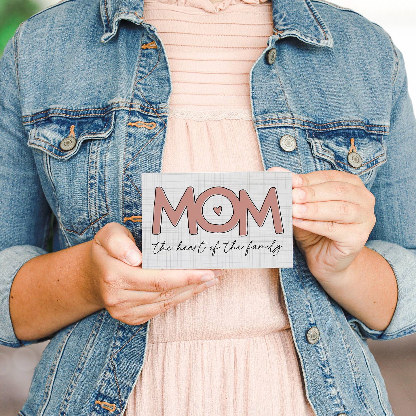 Mom Heart Of Family - Small Talk Rectangle