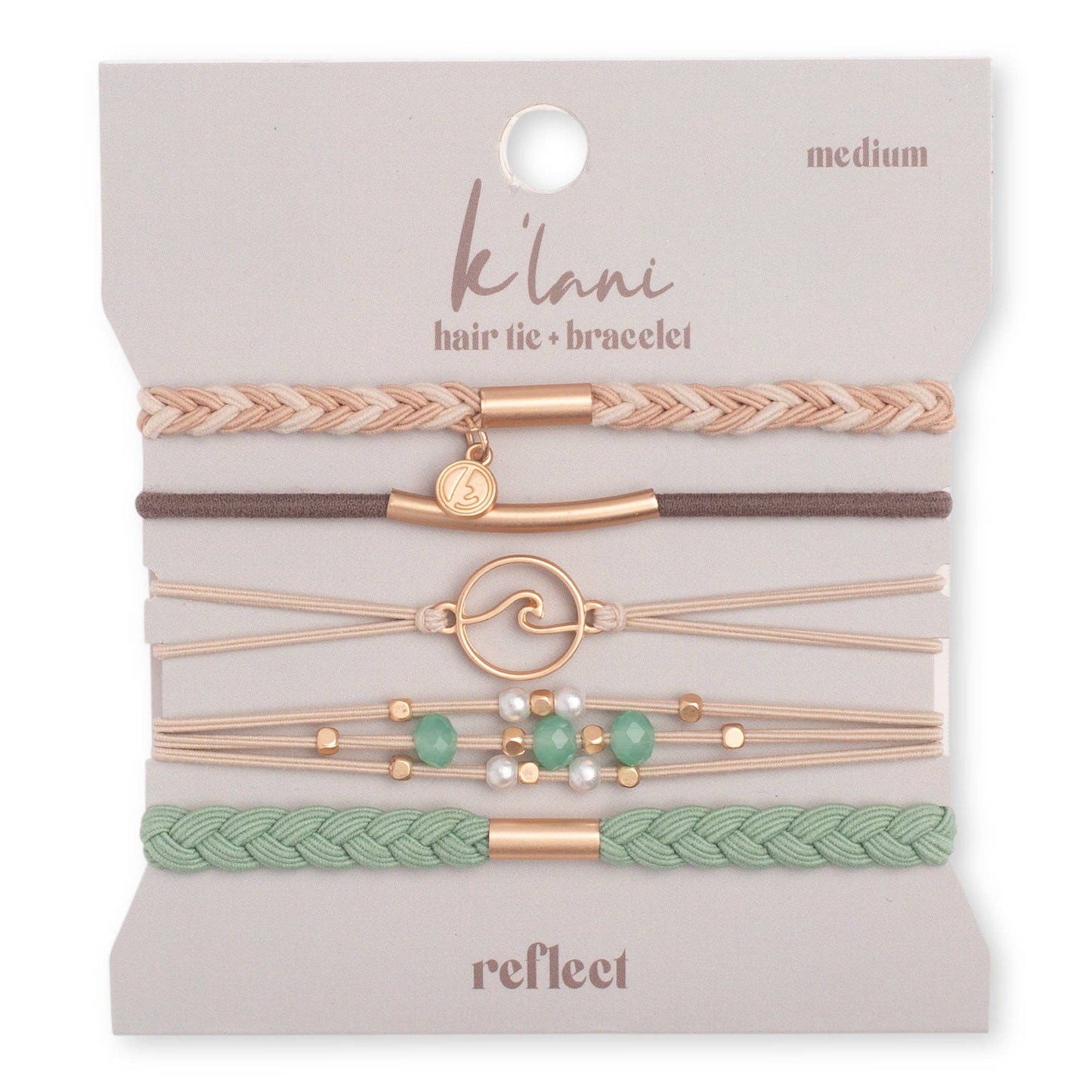 "Reflect" Ocean Wave Hair Tie Bracelets
