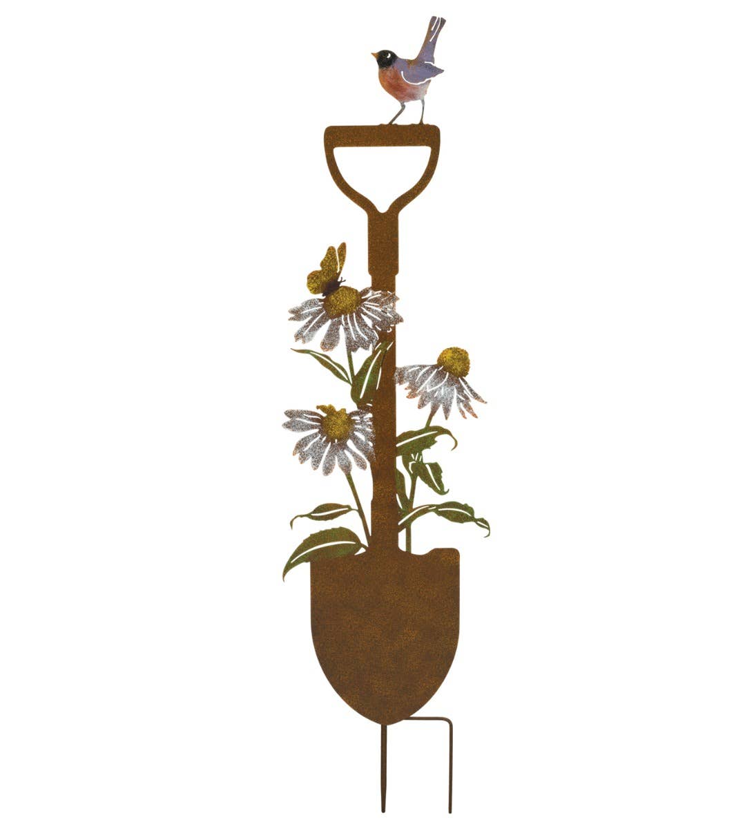 Rustic Shovel Stake - Black Eyed Susan
