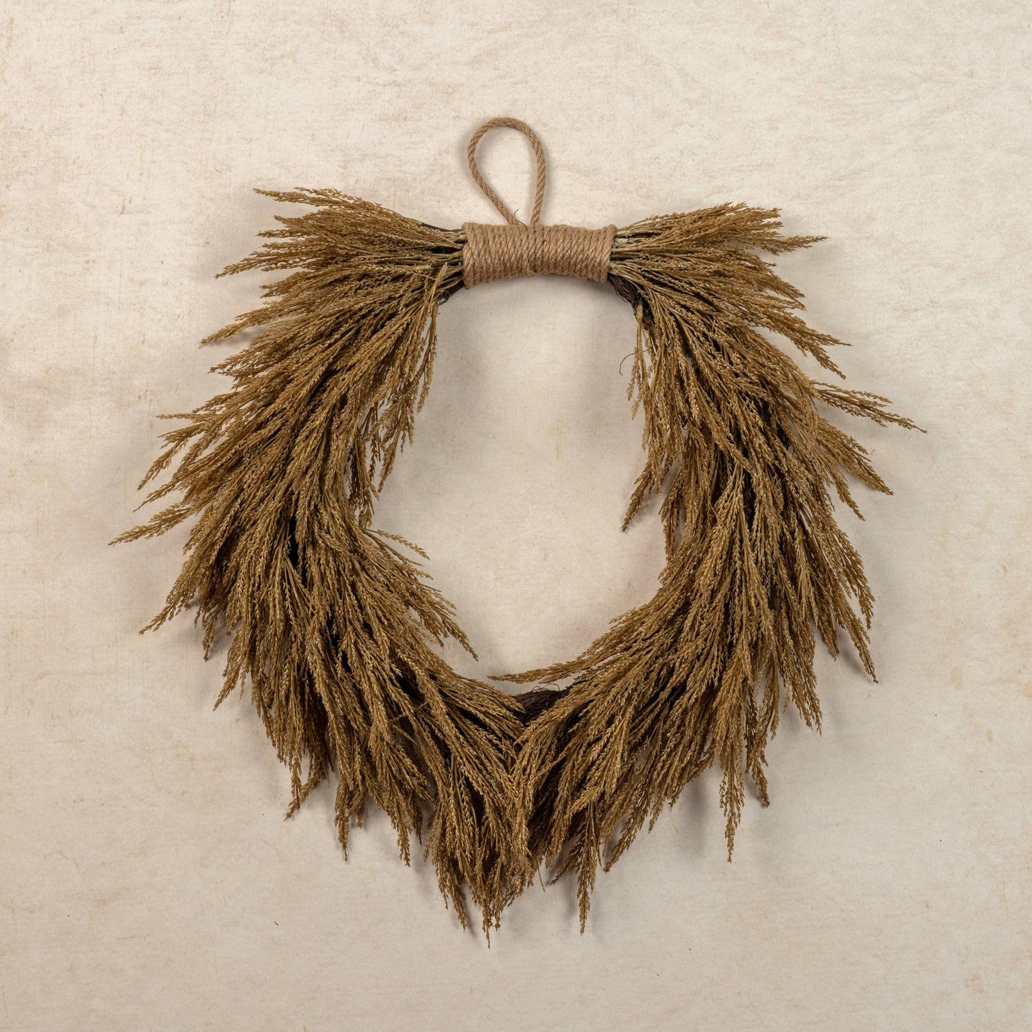 22" DARK GOLD WHEAT WREATH