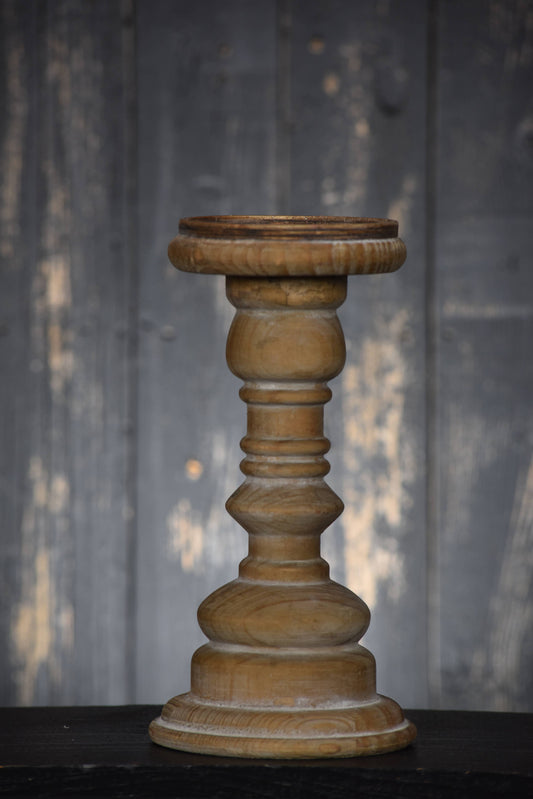 Cream Candle Holder 9in