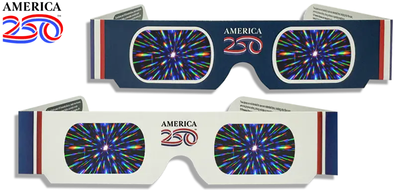 250th Anniversary 3D Fireworks Glasses