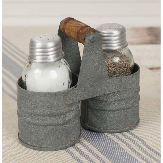 Salt and Pepper Can Caddy - Barn Roof