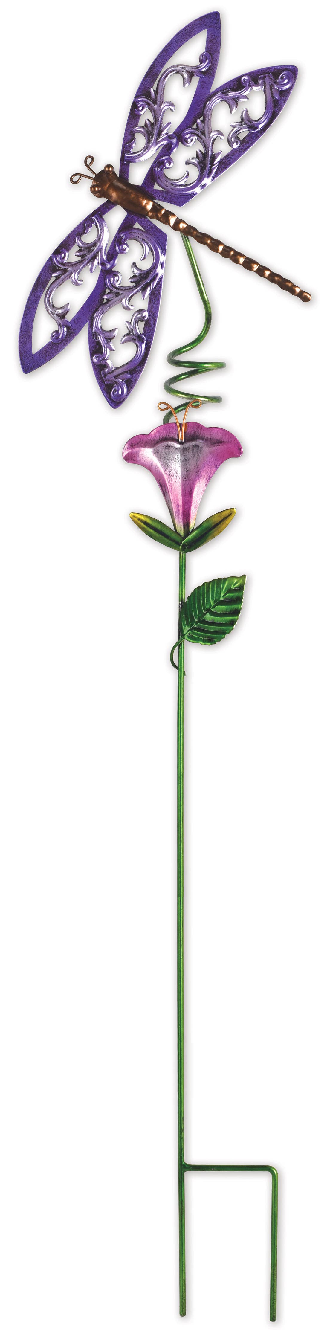 Dragonfly Stake-Purple 32"
