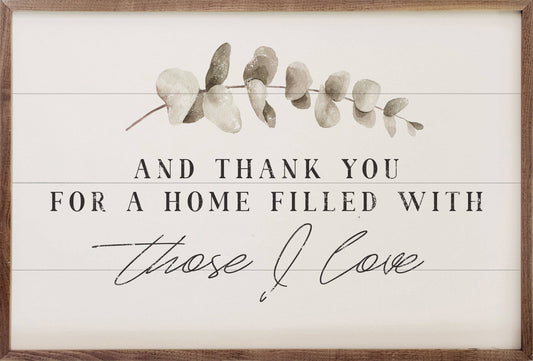 Those I Love Greenery White