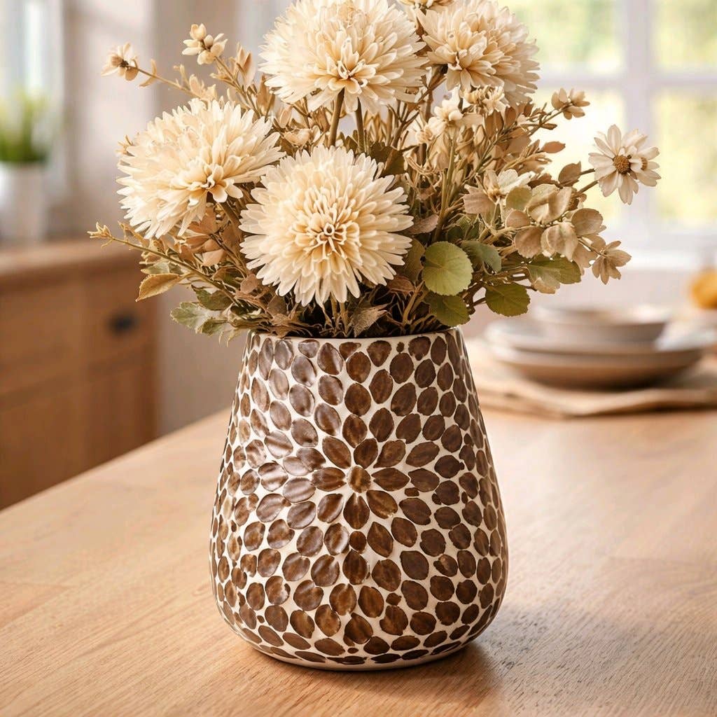 Cream Chrysanthemum Stem 12in