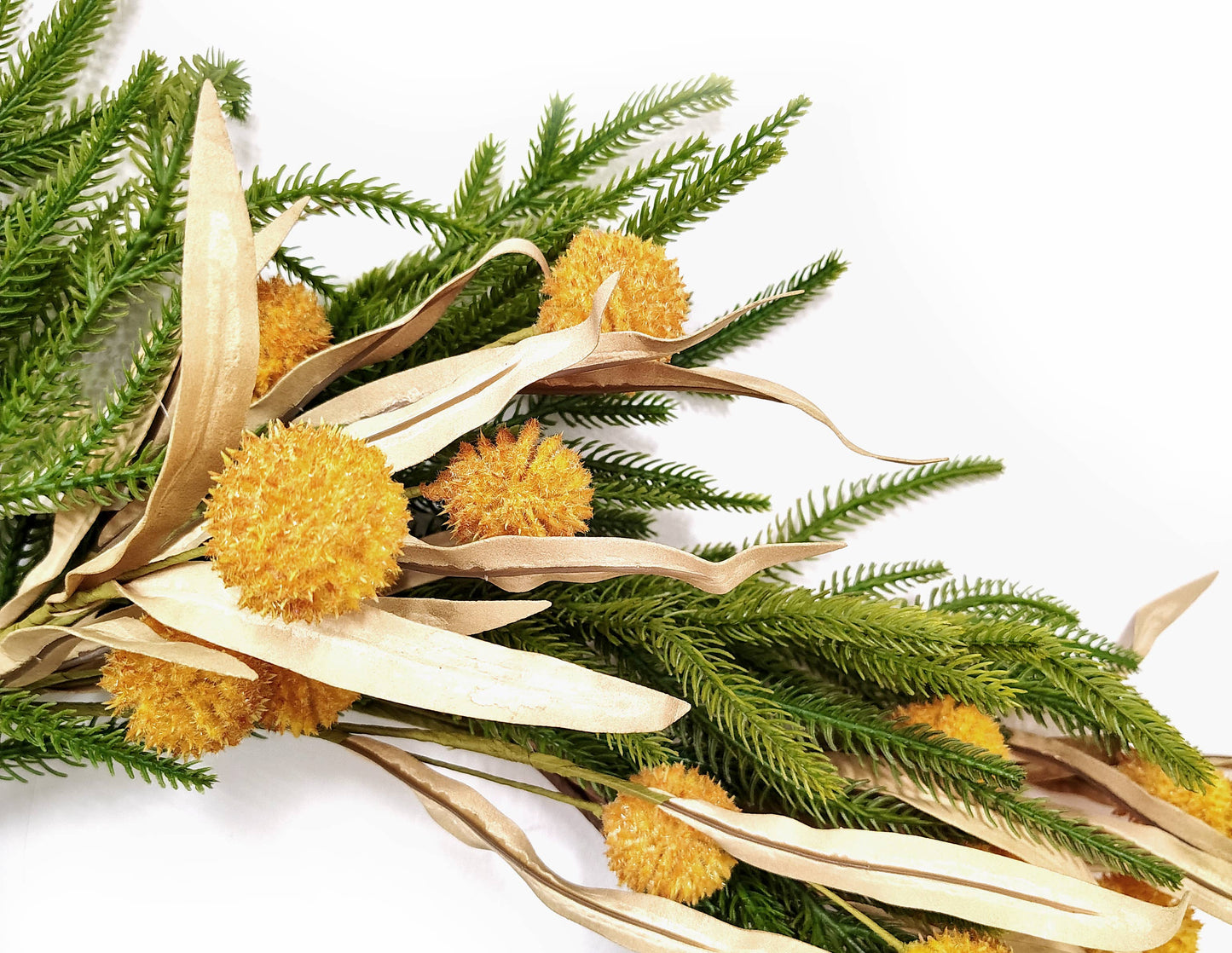 Fall Grass & Billy Ball Spray, Mustard