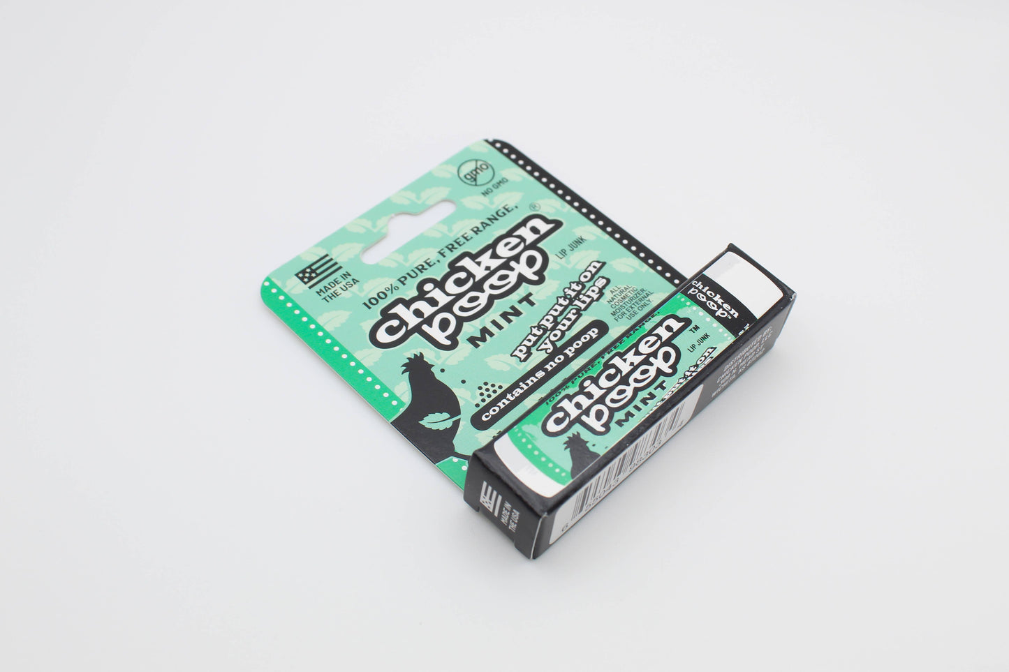 Chicken Poop® MINT Lip Balm, All Natural *1 Tube*