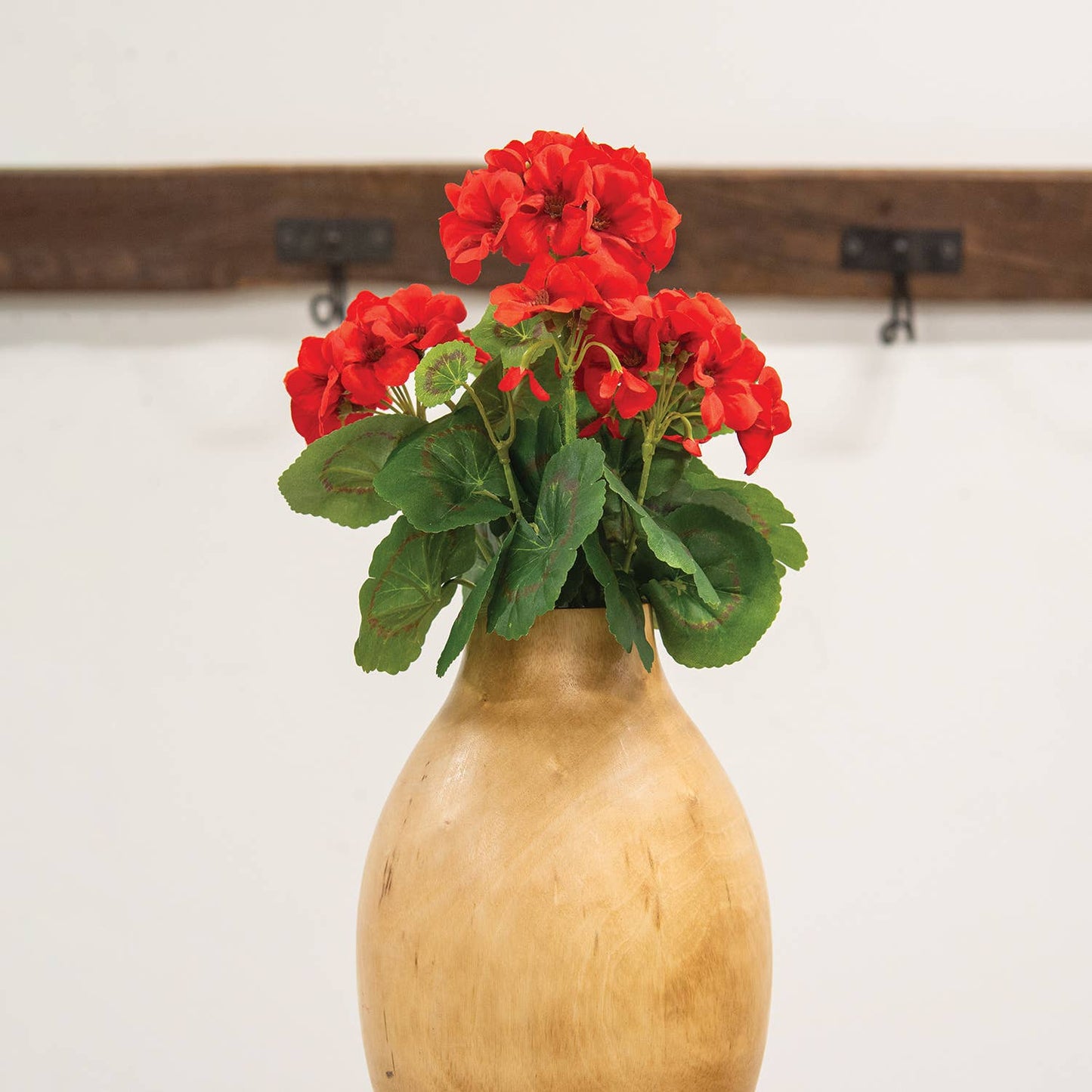 Mini Red Geranium Bush - 12.5"