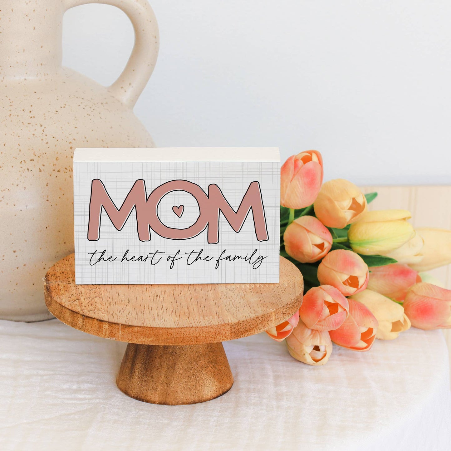 Mom Heart Of Family - Small Talk Rectangle