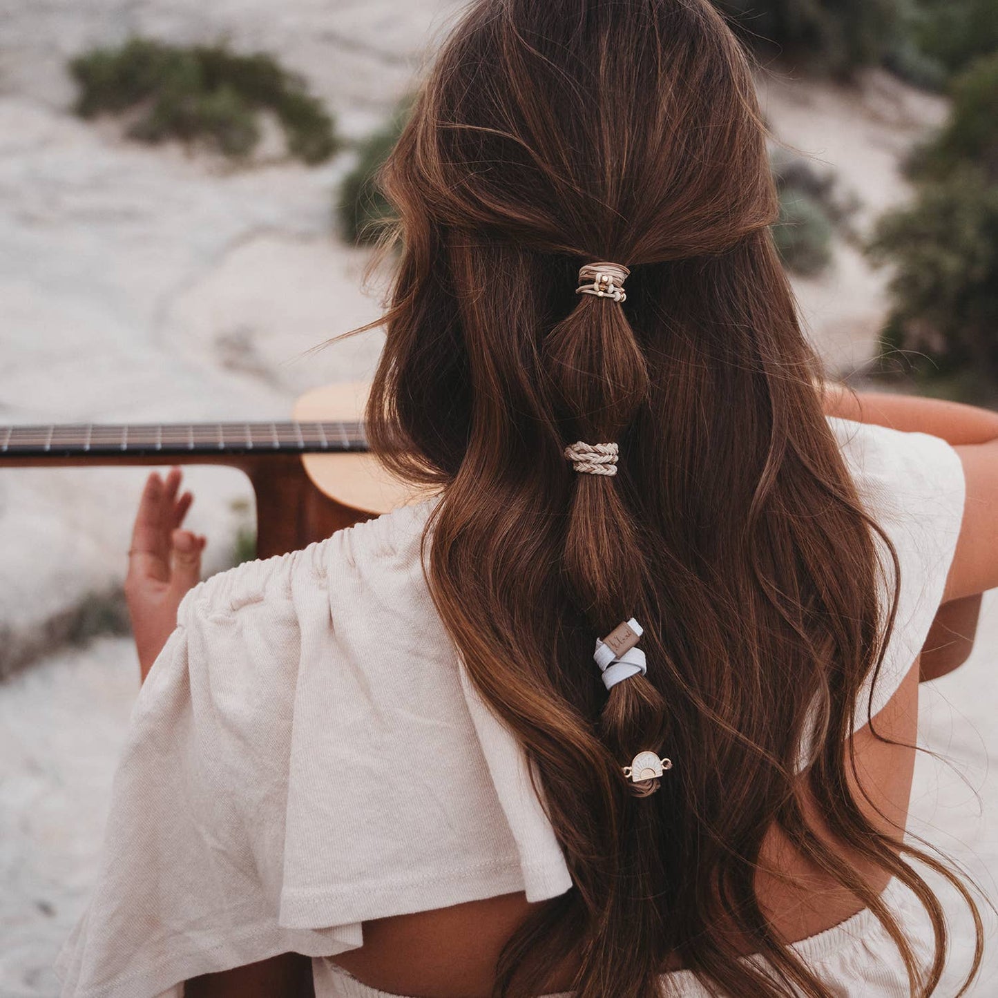 "Rise" Gold Sun Hair Tie Bracelets