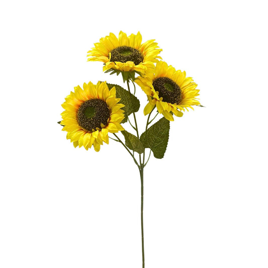 Sunset Meadows Sunflower Spray x 3 25" - Yellow