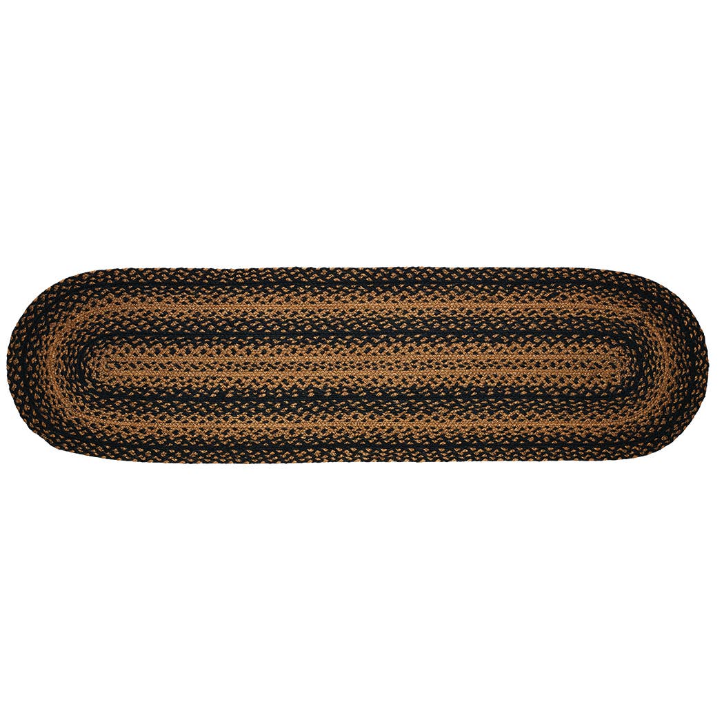 Ebony Jute Braided Area Rug BR-180