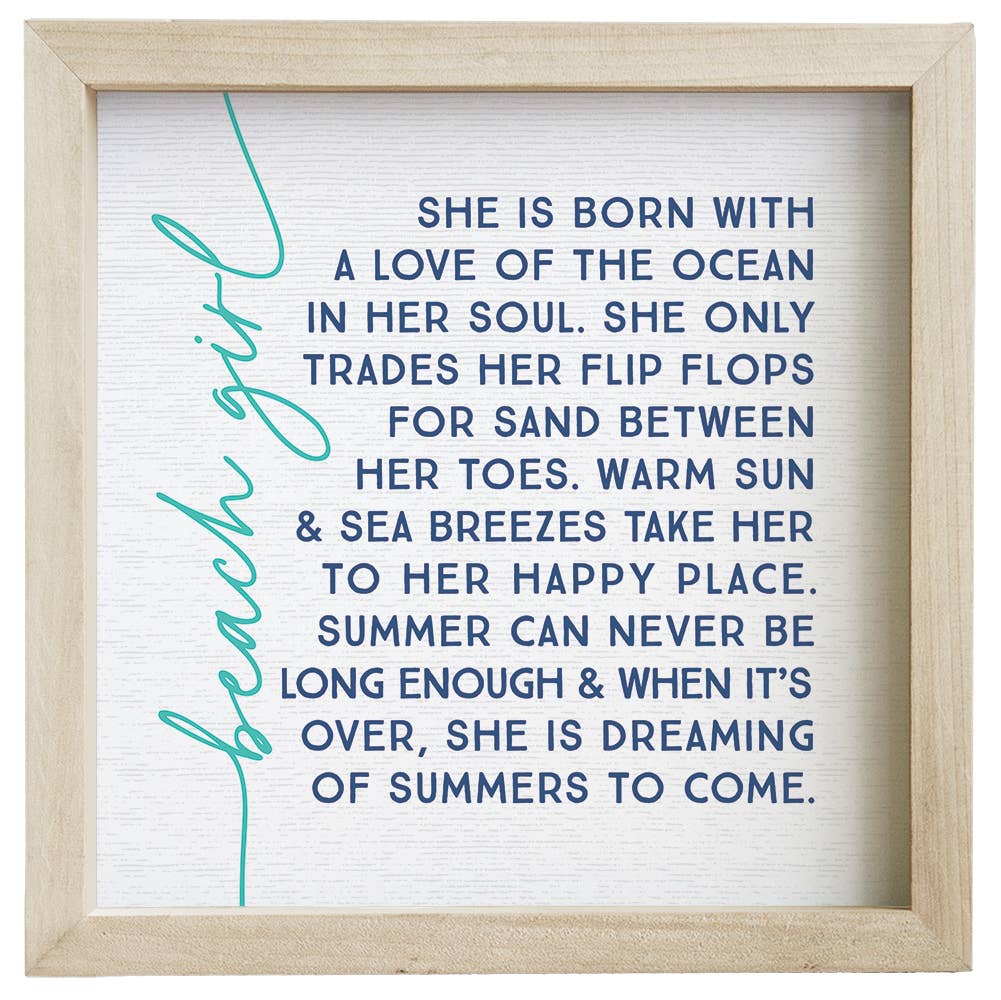 Beach Girl - Rustic Frames