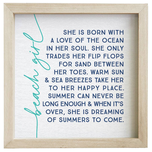 Beach Girl - Rustic Frames