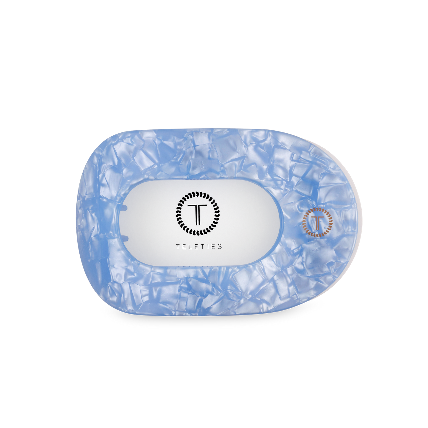 Flat Round Hair Clip | Medium | Blue Lagoon