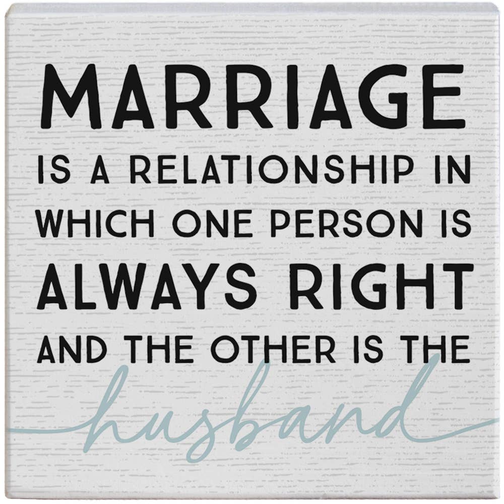 Always Right Husband - Small Talk Square