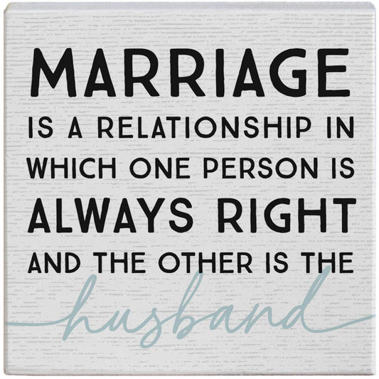 Always Right Husband - Small Talk Square