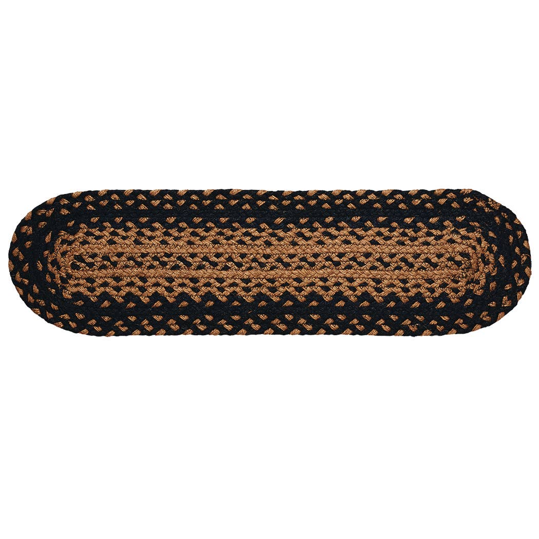Ebony Jute Braided Area Rug BR-180