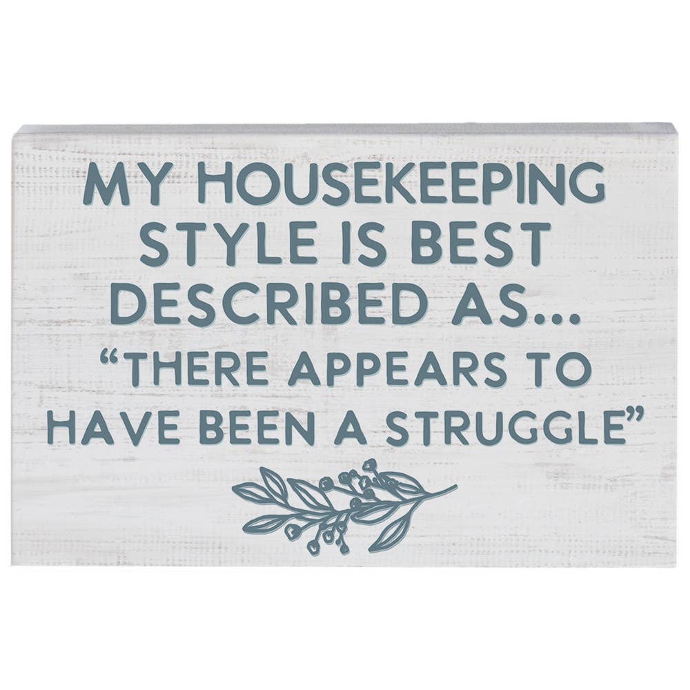 Housekeeping Style - Small Talk Rectangle