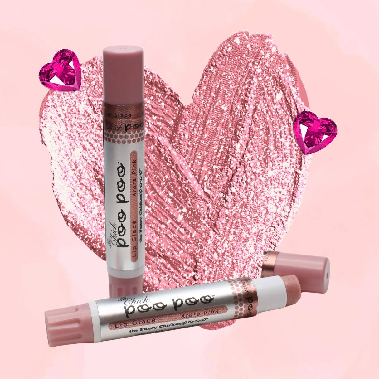 La Chick Poo Poo® Shimmer Lip Balm , PINK