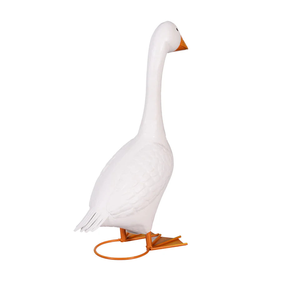 Giddy The Goose, Metal Porch Statue, 21"H